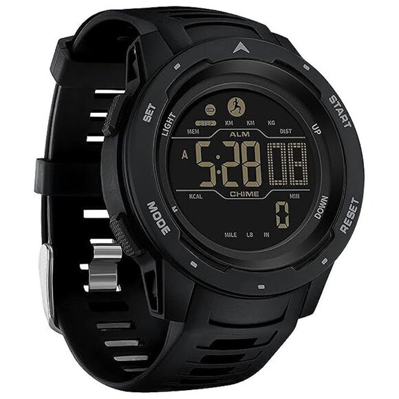 Other - Men's Digital Watch Waterproof Pedometer Watches Sport Watch , black